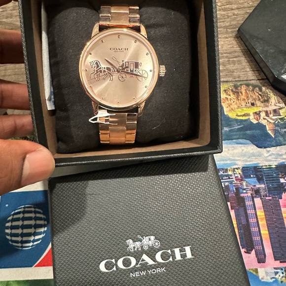 Coach Accessories - Coach Rose Gold Watch